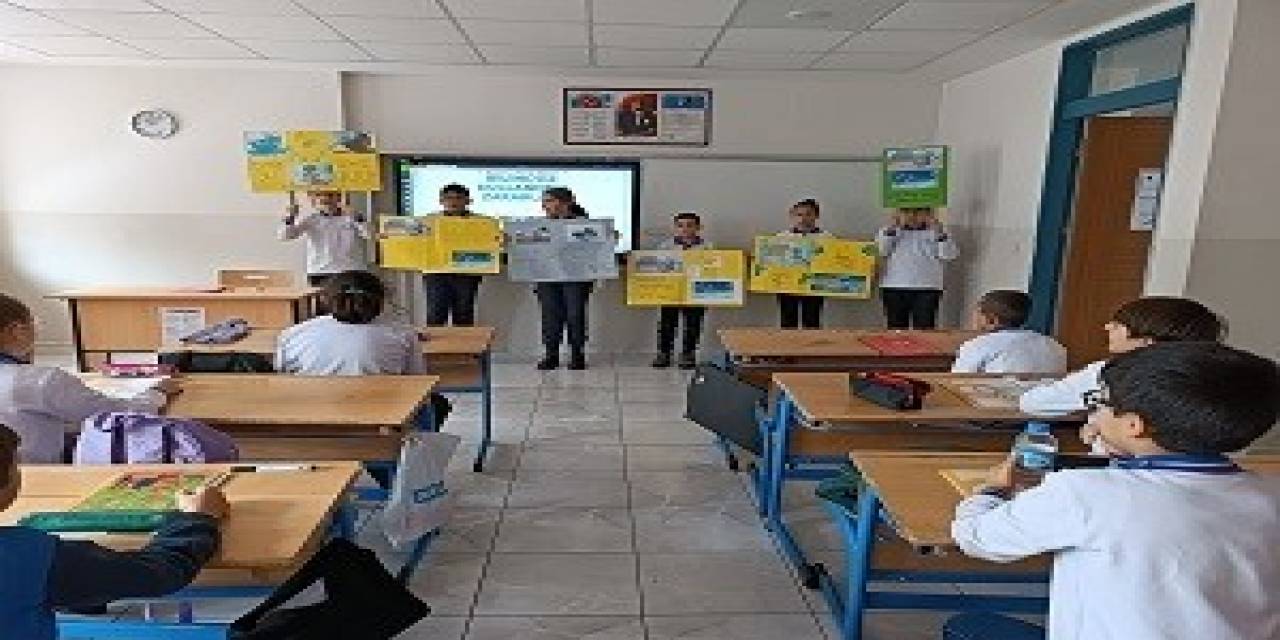 Faik Güngör Ortaokulu” İsrafa Dur” Dedi