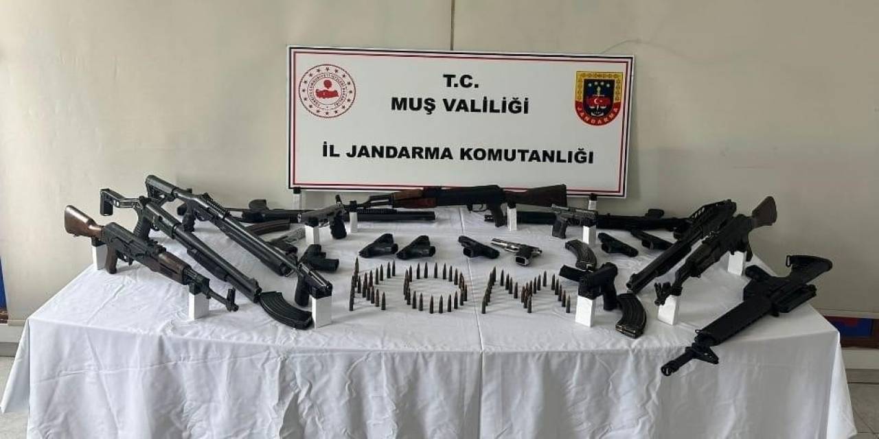 Muş’ta Silah Ve Mühimmat Operasyonu: 5 Tutuklama