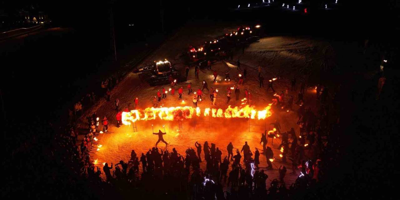 Palandöken’de Sezon Açılışı Nefes Kesti