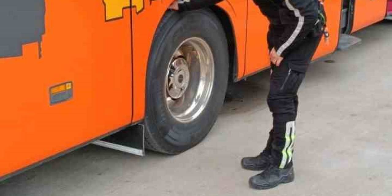 Yolcu Taşıyan Araçlara Lastik Denetimi