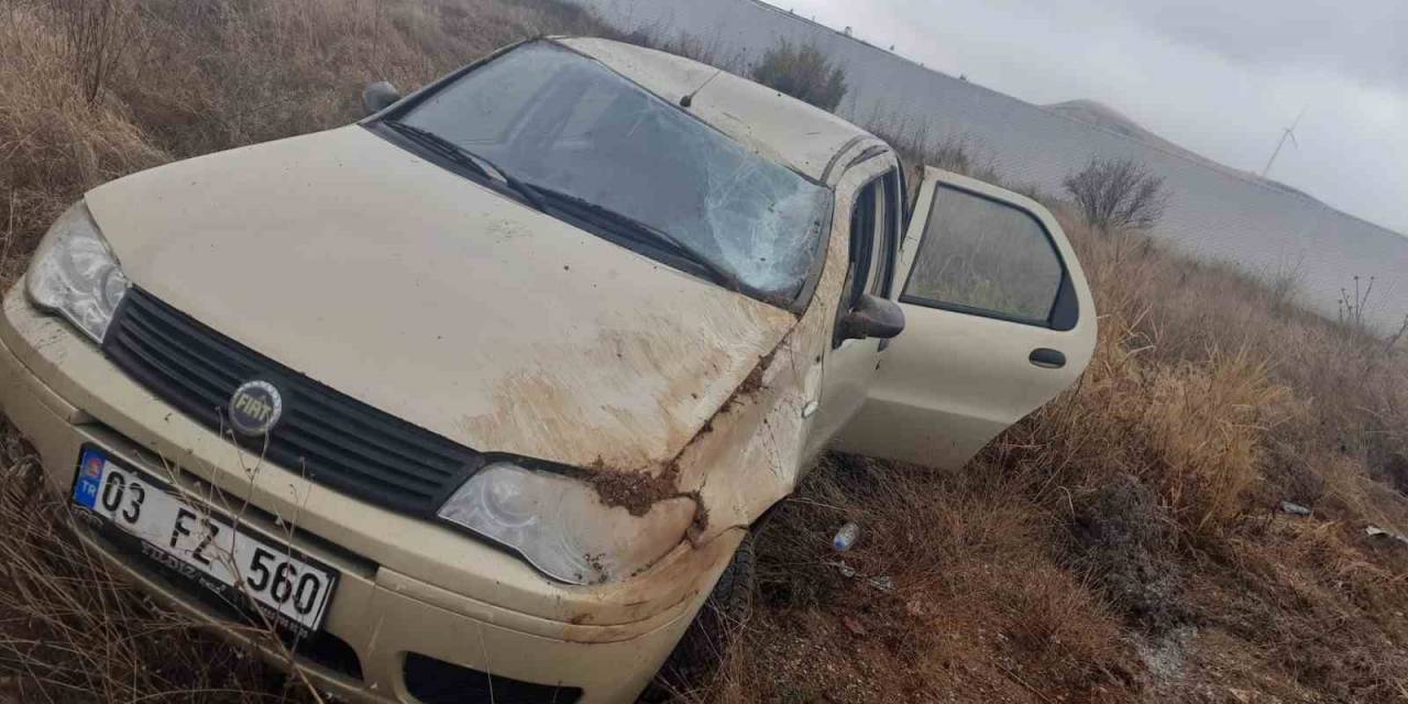 Takla Atan Otomobilde 2 Kişi Yaralandı