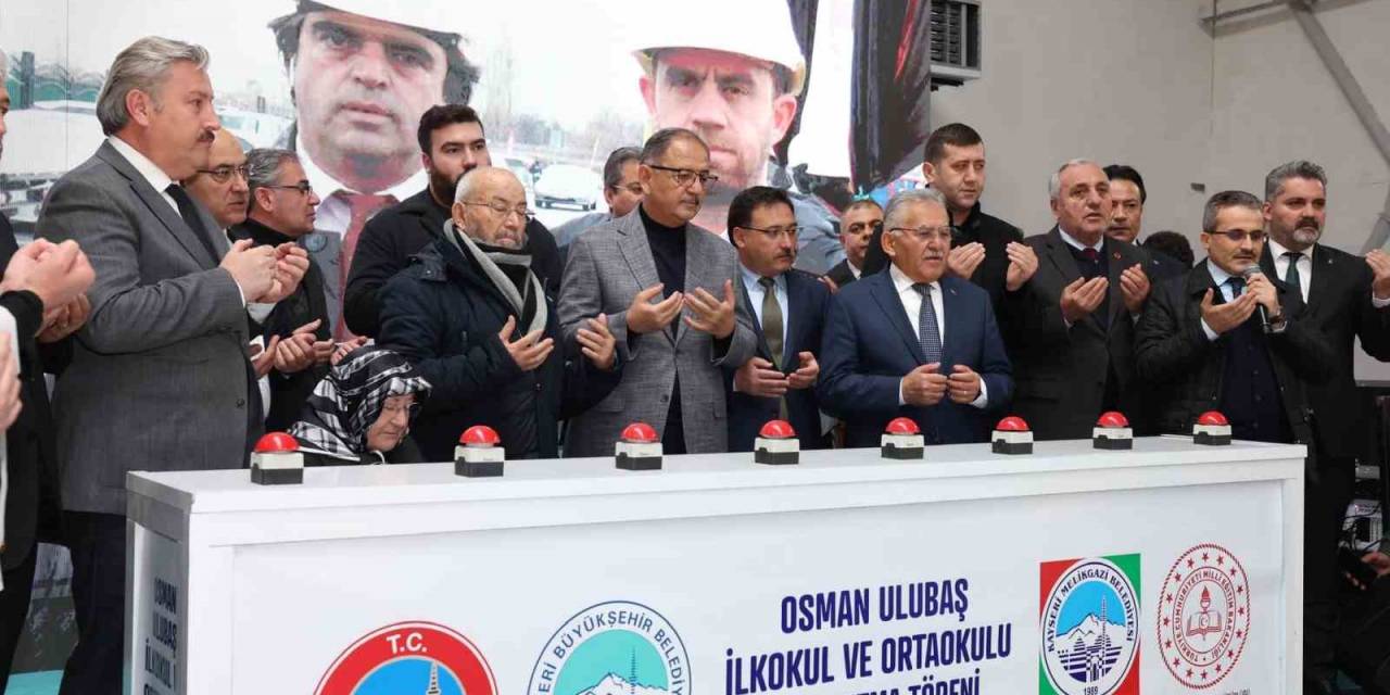Osman Ulubaş İlkokulu Ve Ortaokulu’nun Temeli Atıldı