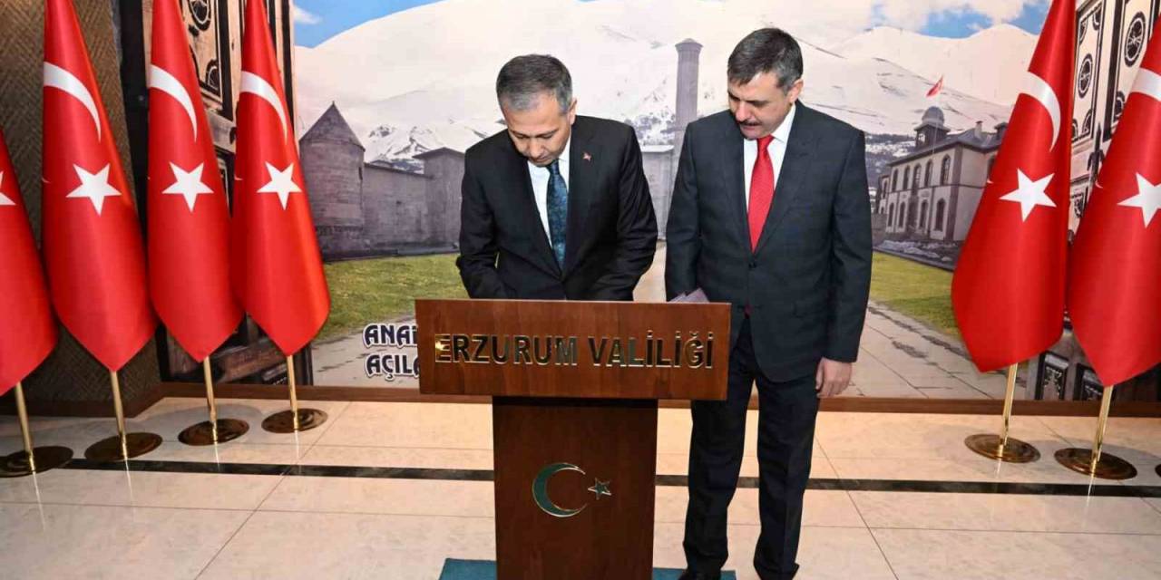 Bakan Yerlikaya’ya Erzurum Brifingi