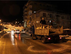 Rize'de Tuzlama Yapılıyor