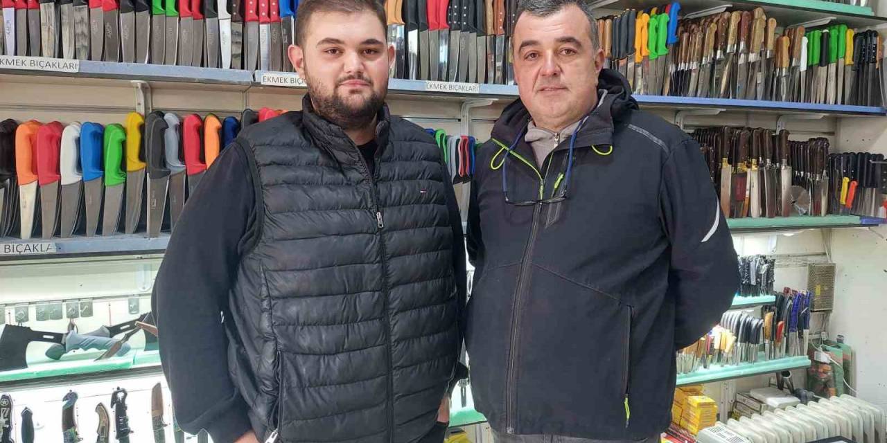 144 Yıldır Bıçakçılık Yapan Ailede Meslek Babadan Oğula Geçiyor