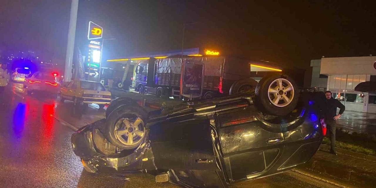 Karabük’te Kontrolden Çıkan Cip Ters Döndü: 3 Yaralı