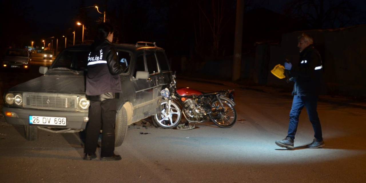 Konya’da Otomobille Motosiklet Çarpıştı: 1 Yaralı