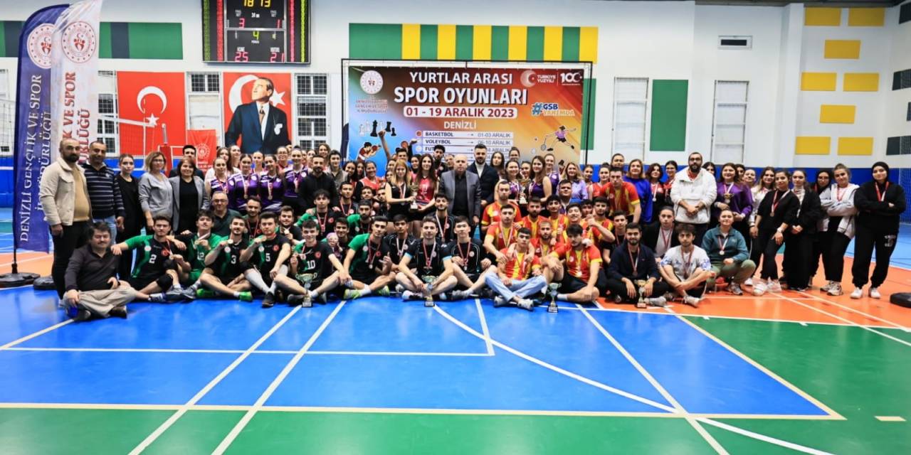 Yurtlarda Filenin Şampiyonları Belli Oldu