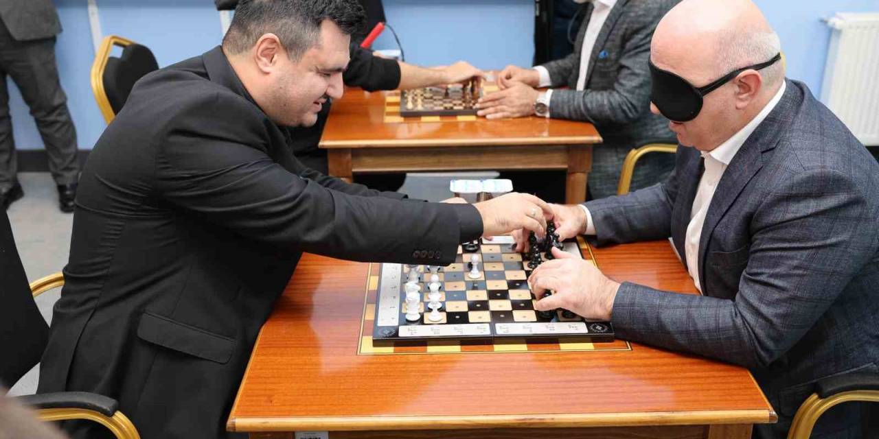 Darıca’da Görme Engelliler Satranç Turnuvası Başladı