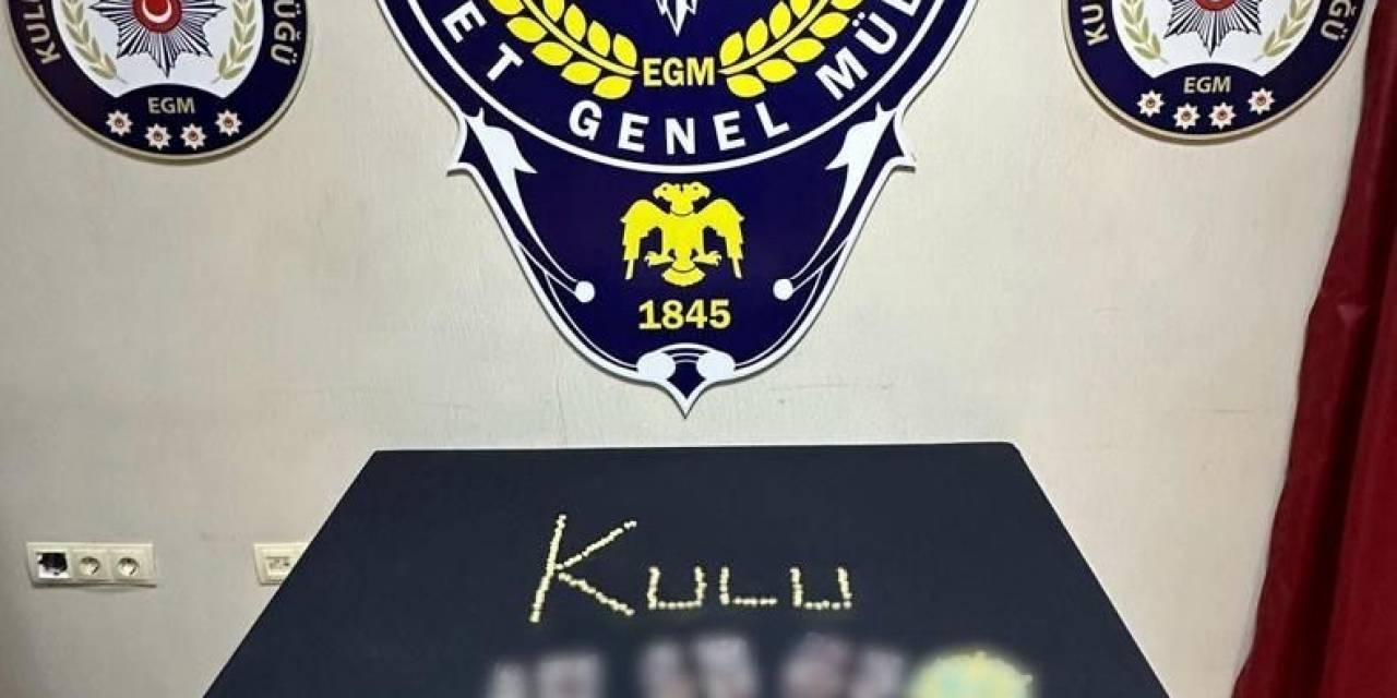 Konya’da Şüphe Üzerine Durdurulan Araçtan Uyuşturucu Zulası Çıktı