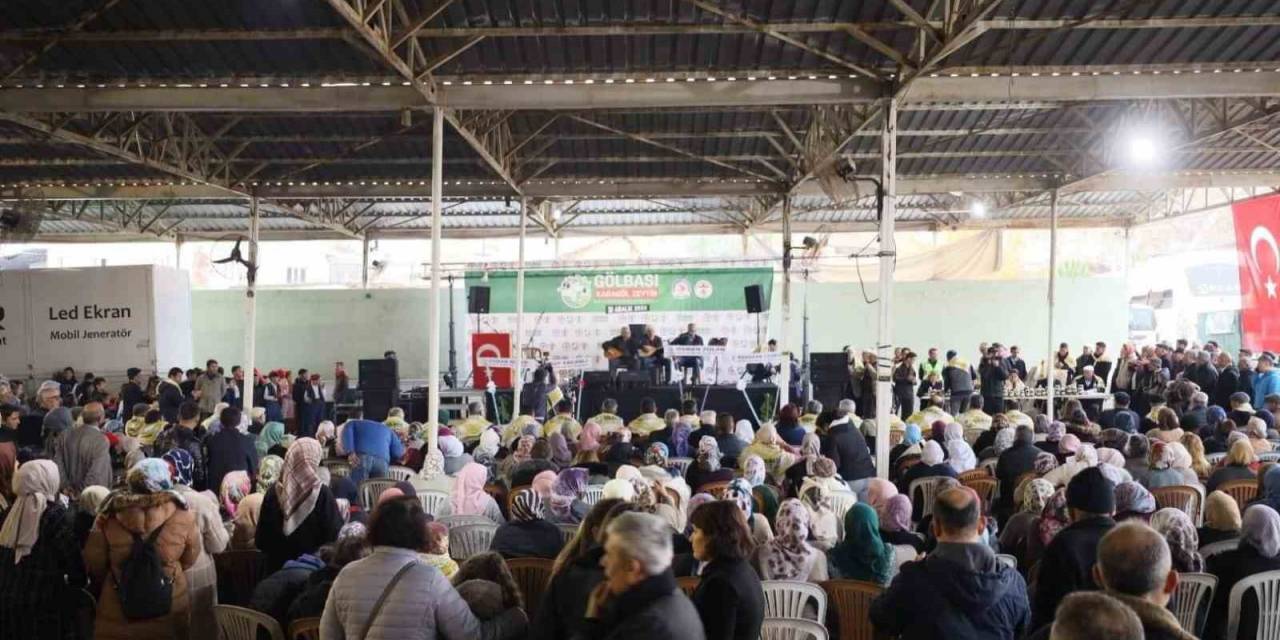 Zeytinin Başkenti Olmaya Aday Gölbaşı’nda Festival Heyecanı Yaşandı