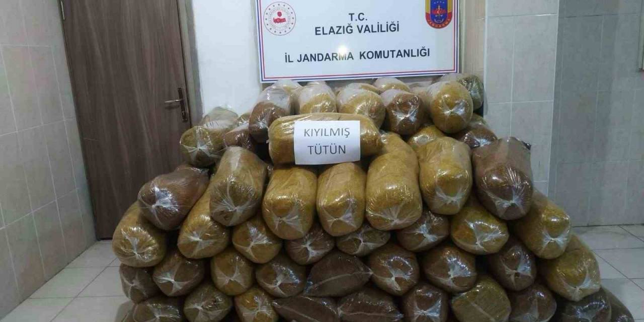 Elazığ’da 380 Kilo Kıyılmış Tütün Ele Geçirildi