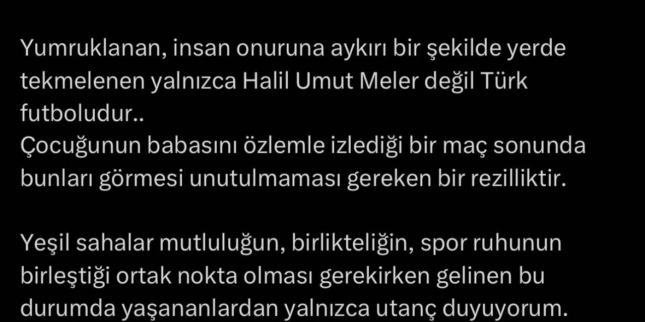 Milli Futbolculardan, Halil Umut Meler’e Destek