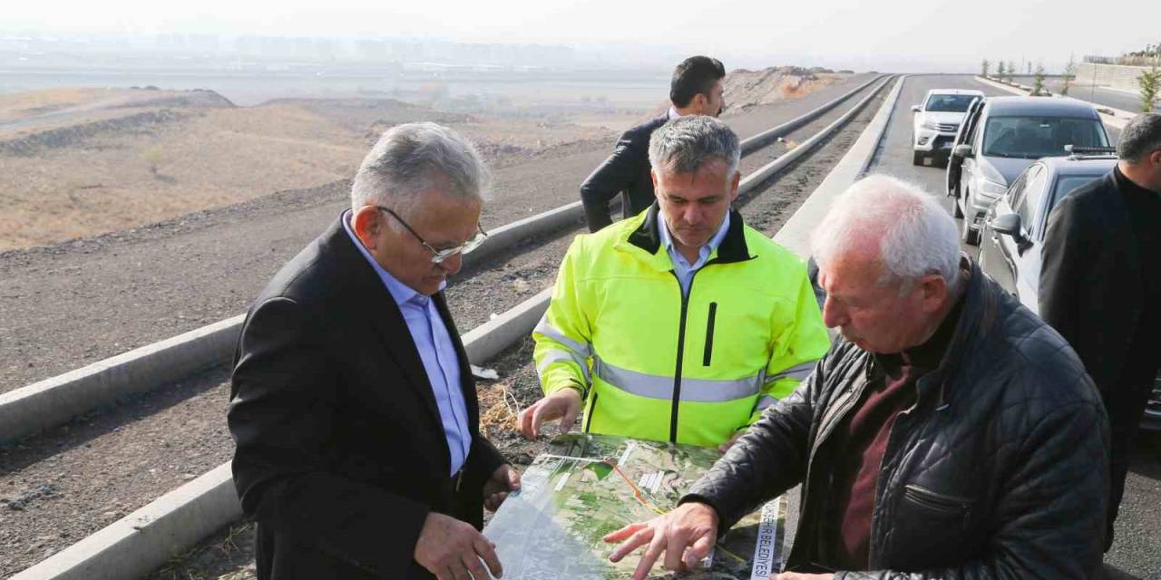 Başkan Büyükkılıç Alternatif Yolda İncelemelerde Bulundu