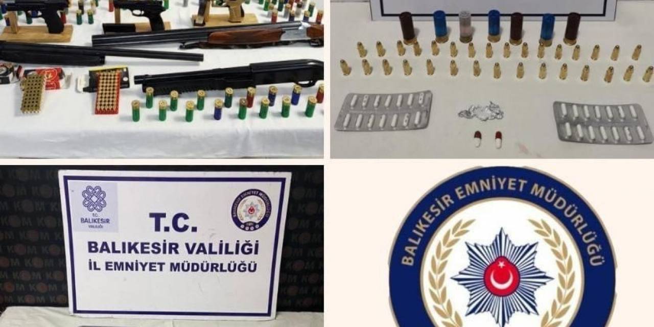 Balıkesir’de ’kafes’ Operasyonlarında 8 Şahıs Yakalandı