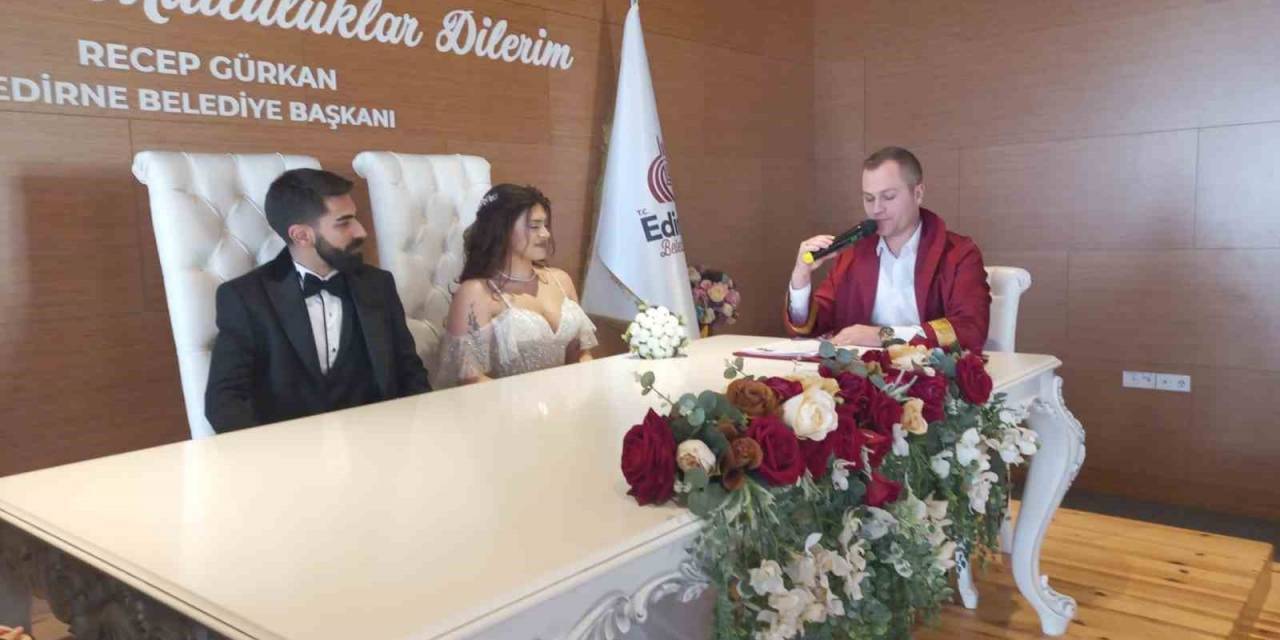 Edirne’de 12.12 Tarihinde 8 Nikah Kıyıldı