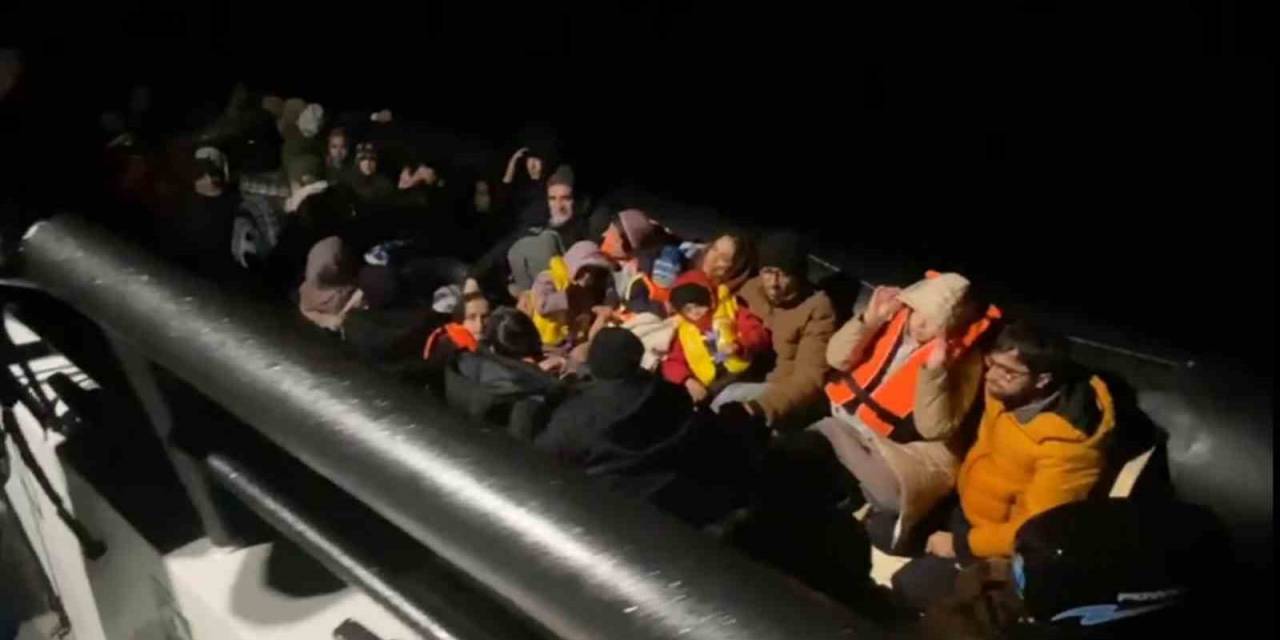 Ayvalık’ta 39 Düzensiz Göçmen Yakalandı