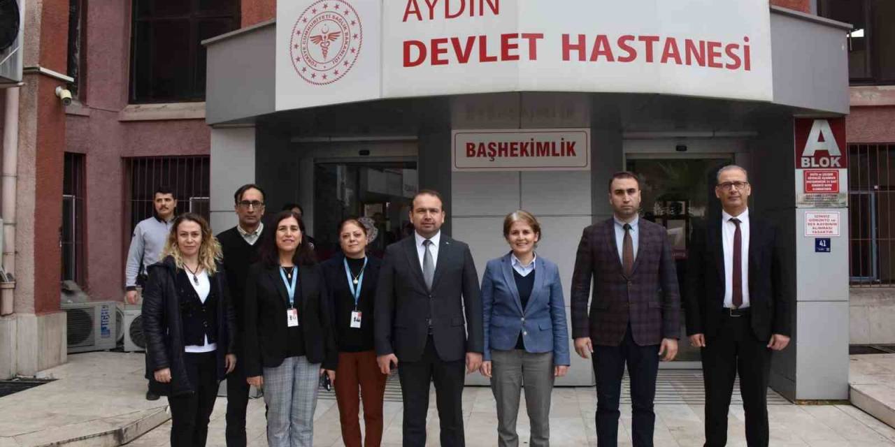 İl Sağlık Müdürü Şenkul Aydın Devlet Hastanesi’nde İncelemelerde Bulundu