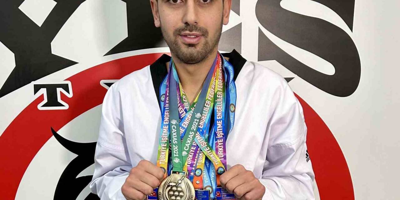 İşitme Diliyle Öğrendiği Taekwondoda Başarıdan Başarıya Koşuyor