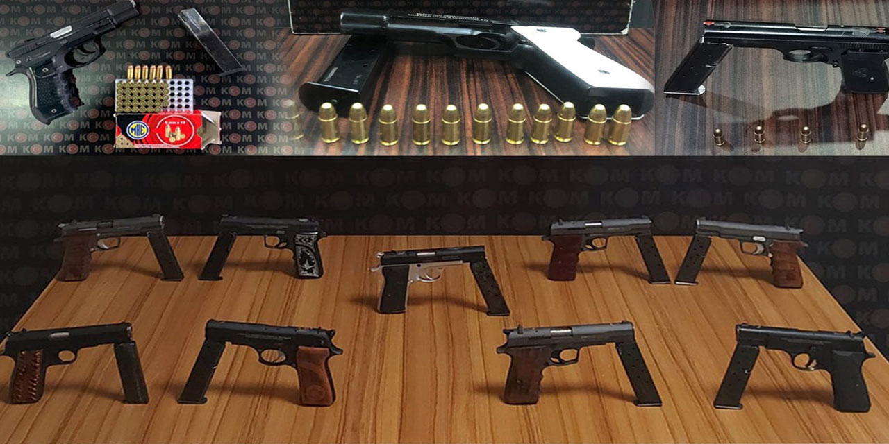 Rize’de Silah Kaçakçılığı Operasyonu: 9 Gözaltı