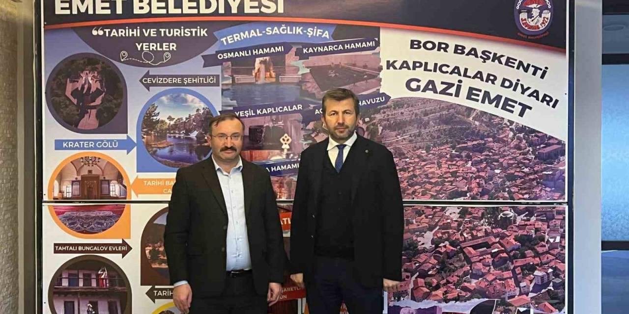 Başkan Doğan, Başkan Demirci’ye Emet’te Yürütülen Çalışmaları Aktardı