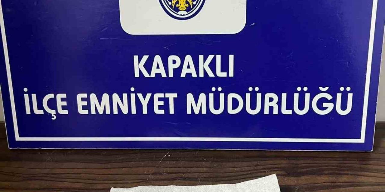 Kapaklı’da Bir Şahsın Üzerinde Eroin Ele Geçirildi