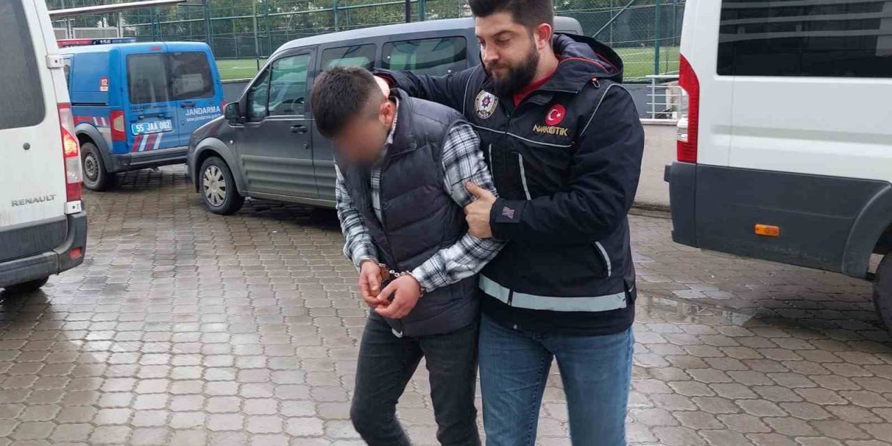 Samsun’da 125 Adet Sentetik Ecza İle Yakalanan Şahıs Tutuklandı
