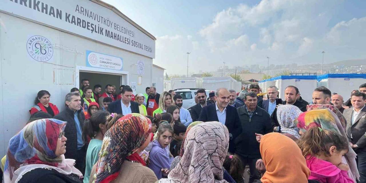 Başkan Baltacı’dan Depremzede Çifte Sürpriz Ziyaret