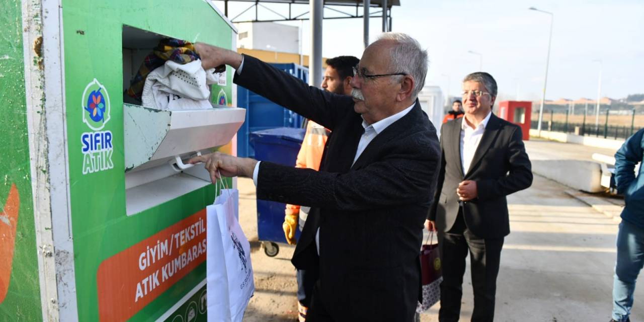 Çanakkale Belediyesi 1’inci Sınıf Atık Getirme Merkezi Tanıtıldı