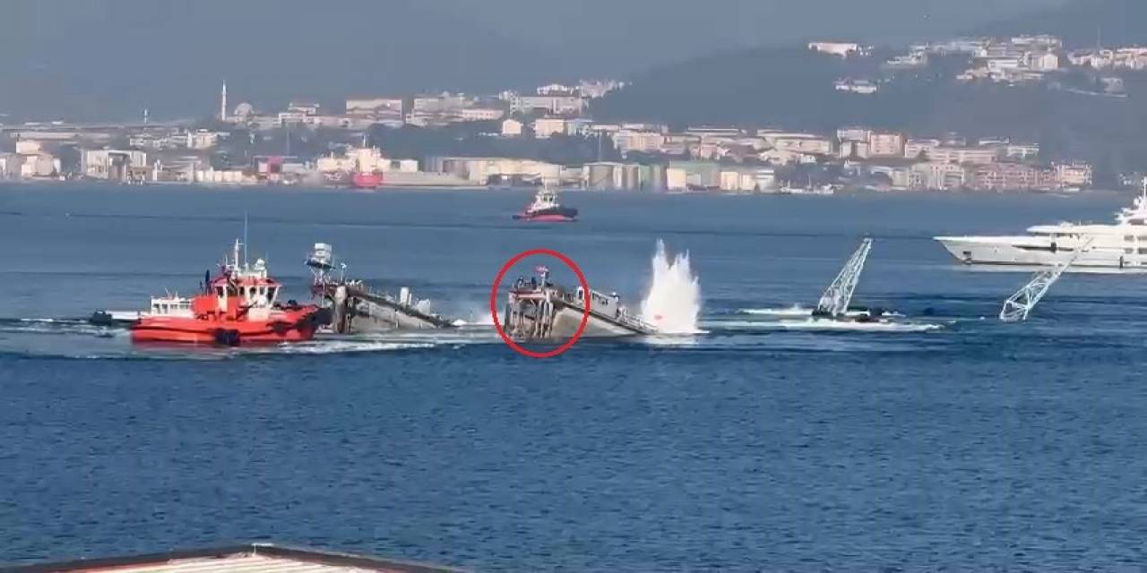 İzmit Körfez’inin Ortasında Can Pazarı: Batan Yüzer Havuzdan Denize Atladılar