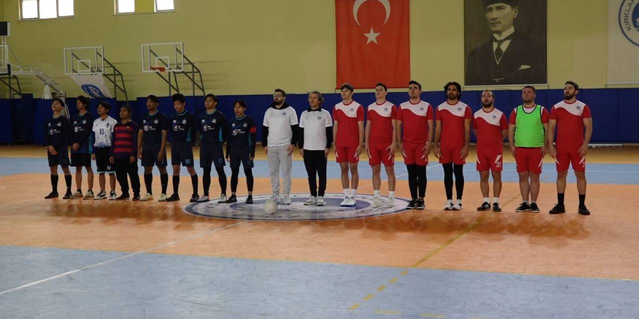 Kırklareli’nde Uluslararası Öğrenciler Arası Futsal Dünya Kupası Heyecanı
