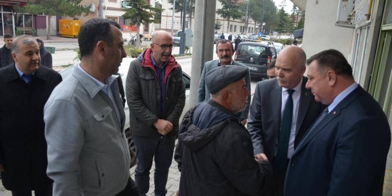 Mhp’den Beylikova Belediye Başkanı Özkan Alp’e Ziyaret