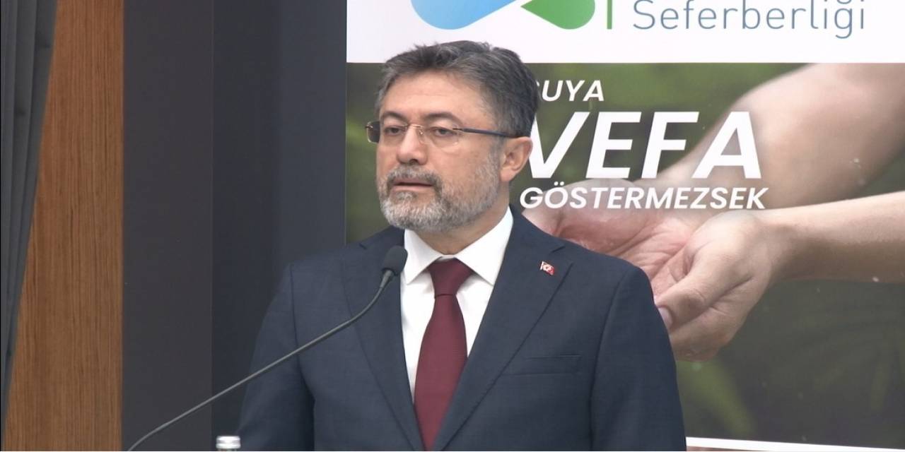Bakan Yumaklı: “Su Kayıplarının Yüzde 25 Oranına Düşürülmesini Hedefliyoruz“