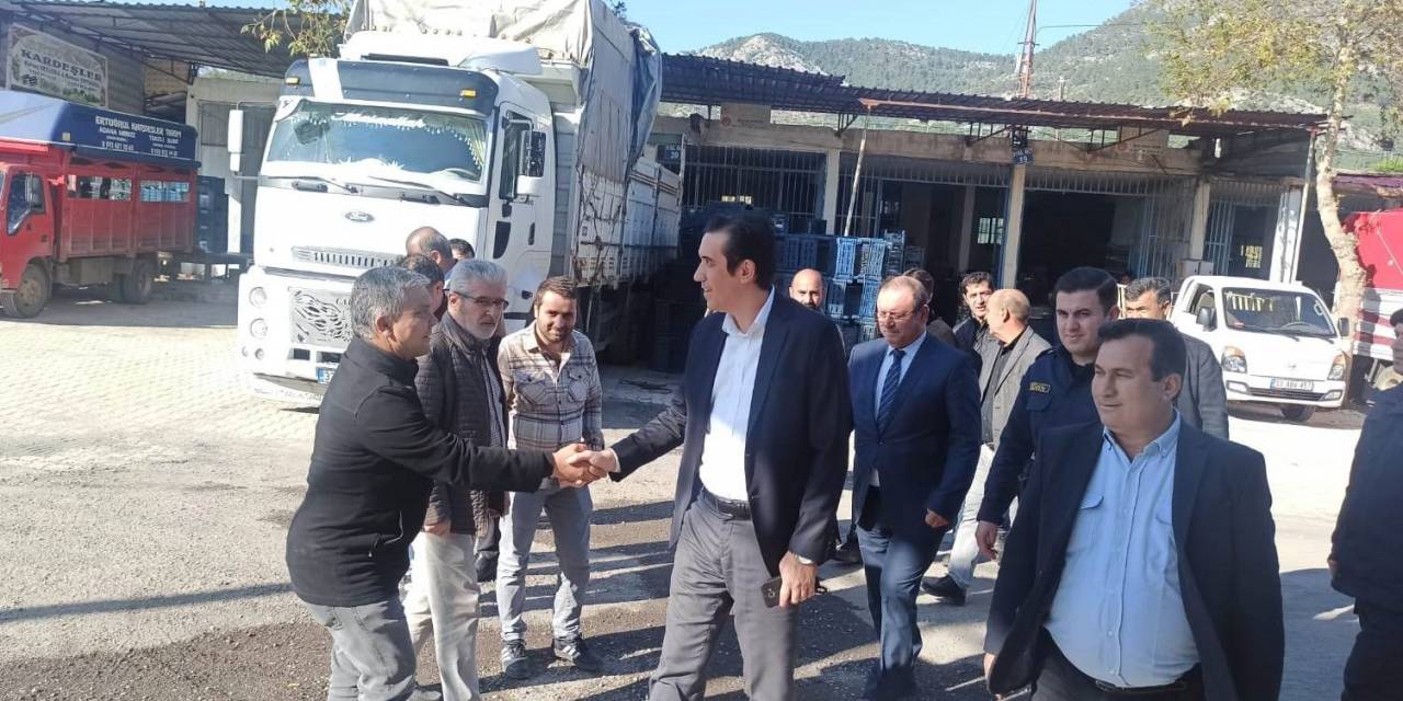 Kaymakam Topsakaloğlu, Hal Esnafıyla Bir Araya Geldi