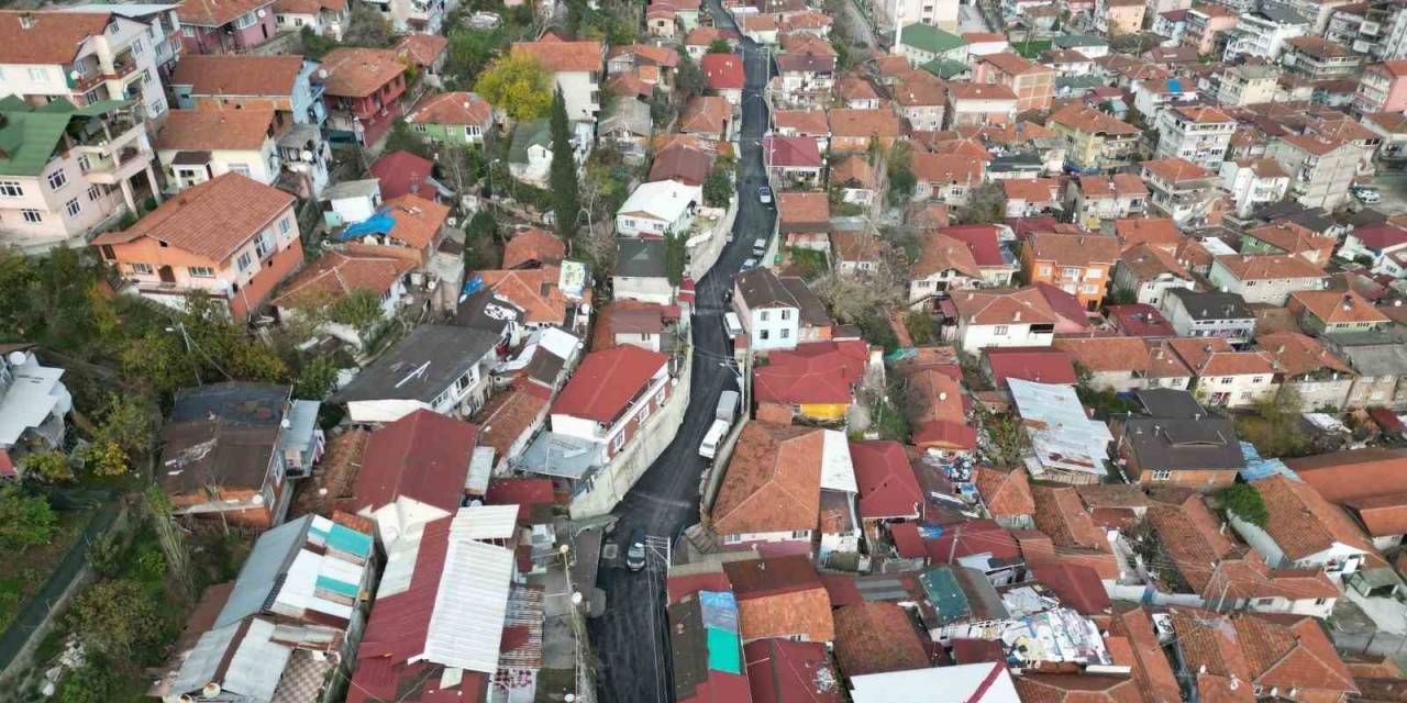 Yazıcıoğlu Sokağa 600 Ton Asfalt