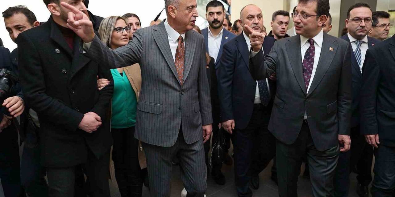 İbb Başkanı Ekrem İmamoğlu Ataşehir Belediyesi İnal Aydınoğlu Kültür Merkezini Ziyaret Etti