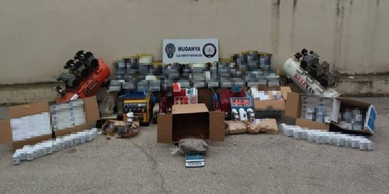 Bursa’da Kaçak Tütün Ele Geçirildi