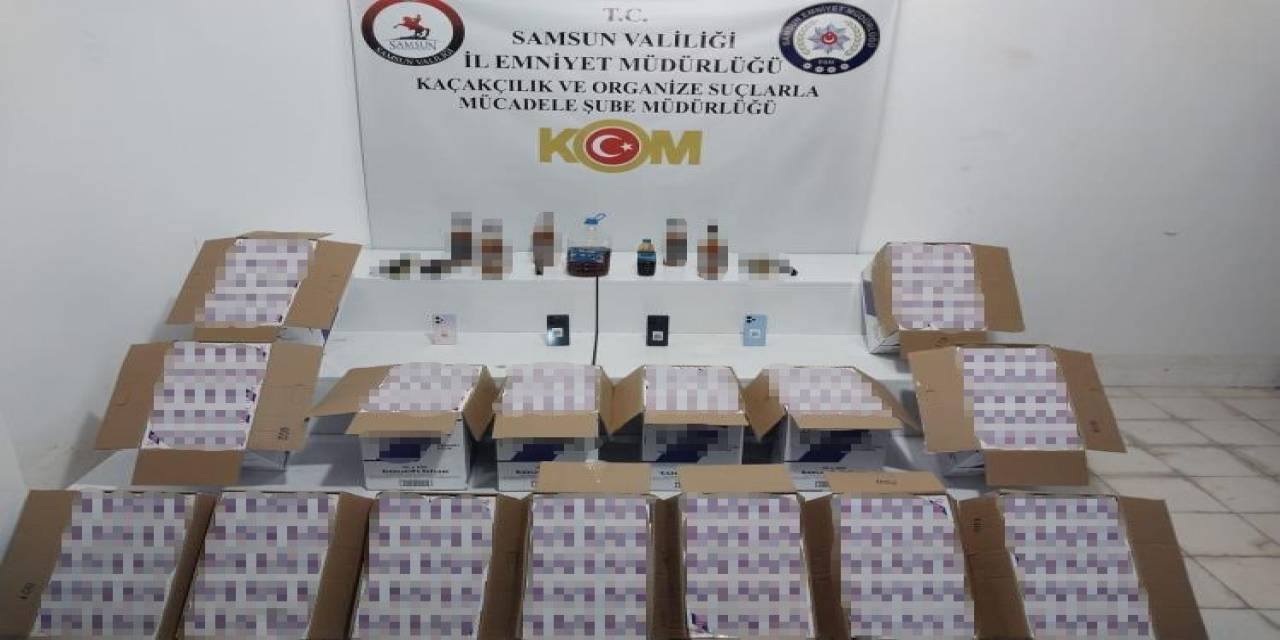 Samsun’da 150 Bin Adet Sahte Bandrollü Boş Makaron Ele Geçirildi