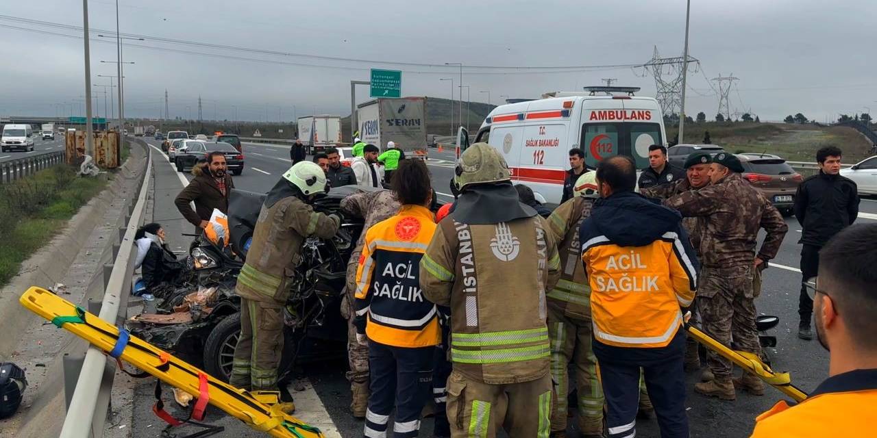 Kuzey Marmara Otoyolu’nda Feci Kaza: 1 Ölü, 3 Yaralı