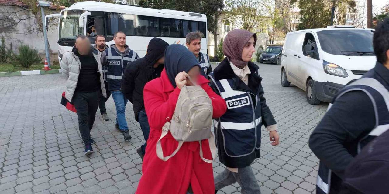 Samsun’da 53 Kişiyi İnternet Üzerinden Dolandıran 11 Şahıs Adliyeye Sevk Edildi