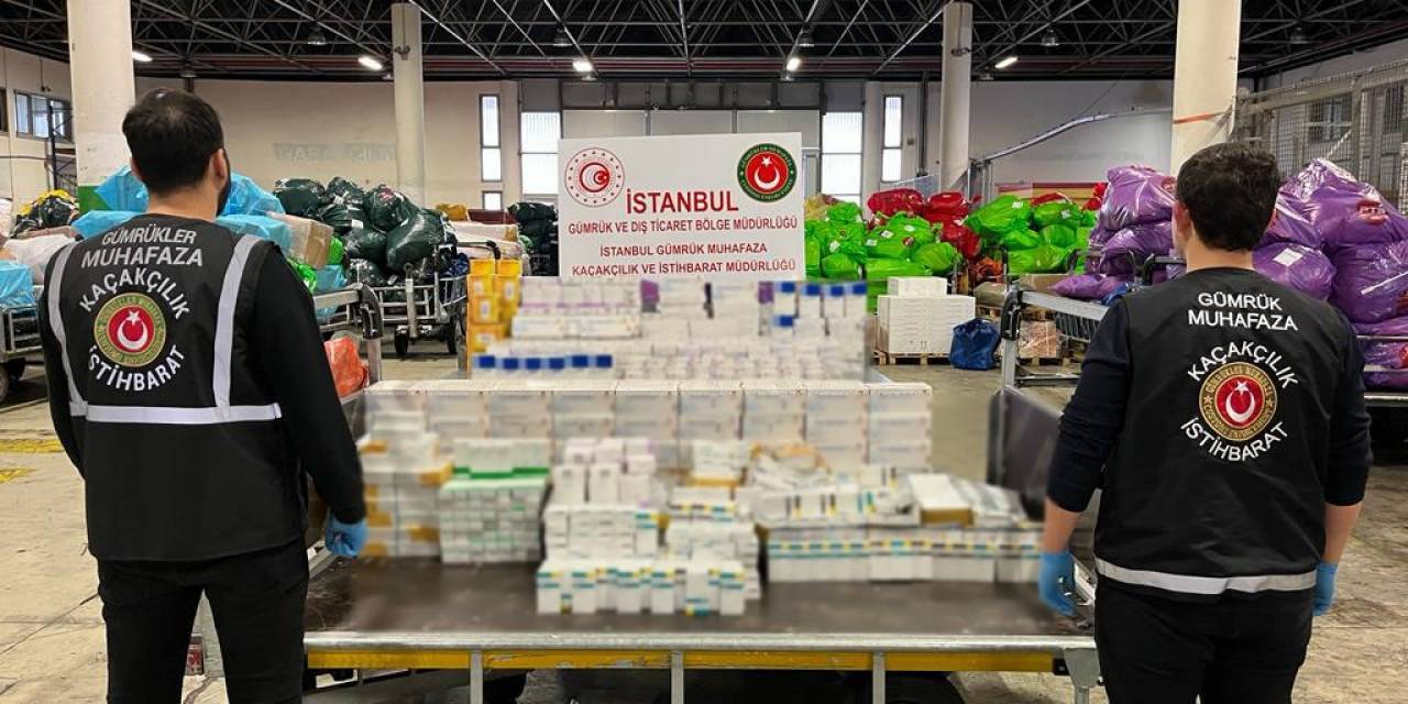 Pendik’te Kaçak İlaç Ve Uyuşturucu Operasyonu