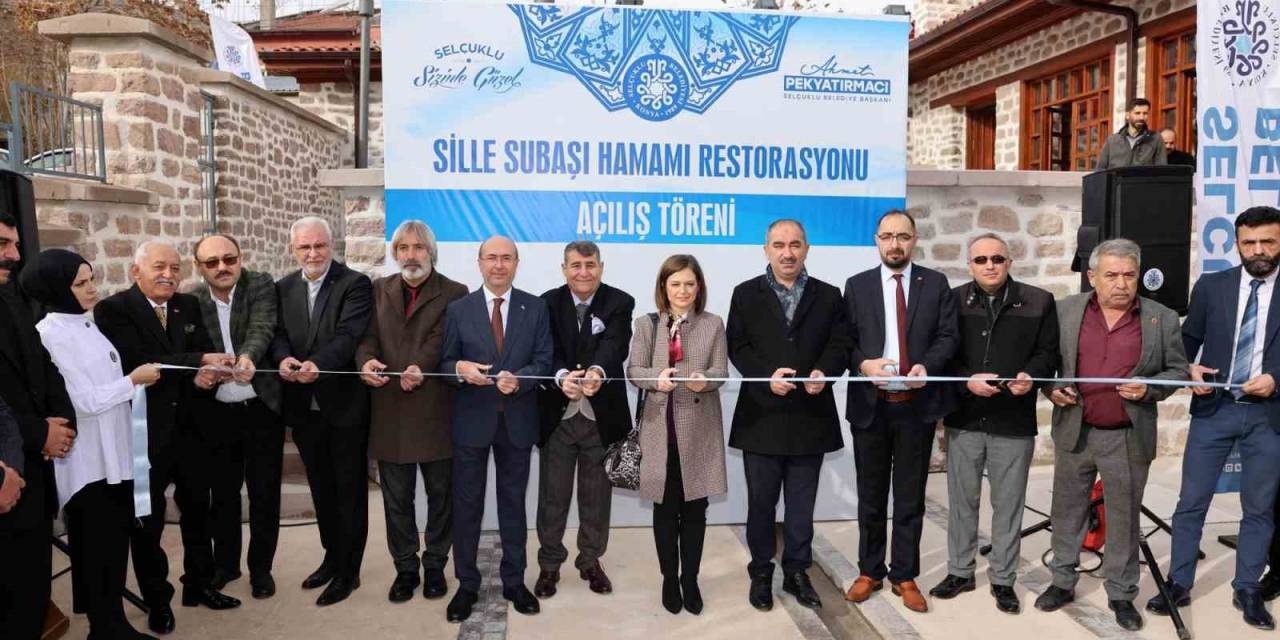 Restorasyonu Tamamlanan Tarihi Sille Subaşı Hamamı Açıldı