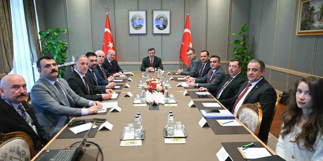 Ato Başkanı Baran’dan Cumhurbaşkanı Yardımcısı Yılmaz’a Ziyaret