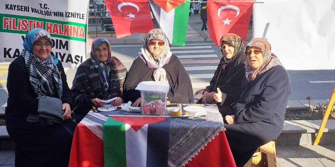 Kayserili Kadınlardan Filistin’e Yardım Kampanyası