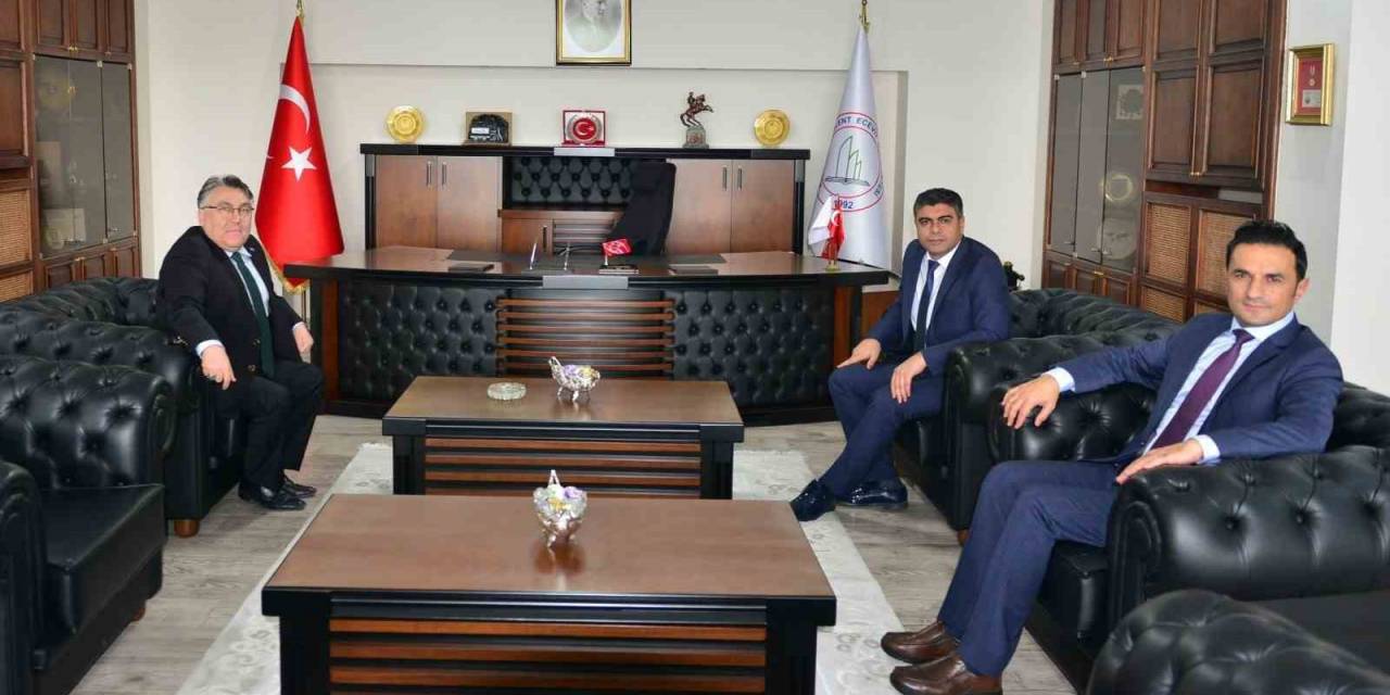 Başsavcı Kaynak Ve Adalet Komisyonu Başkanı Ceyhan’dan Rektör Özölçer’e Ziyaret