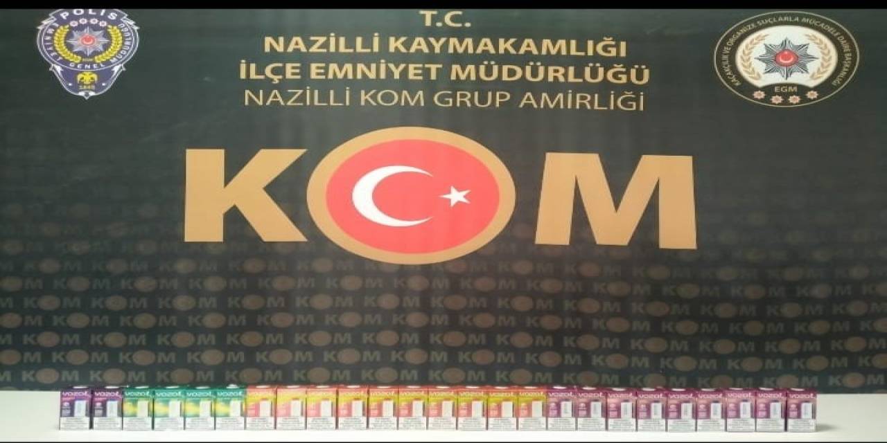 Nazilli Polisi Gümrük Kaçakçılığına Geçit Vermedi
