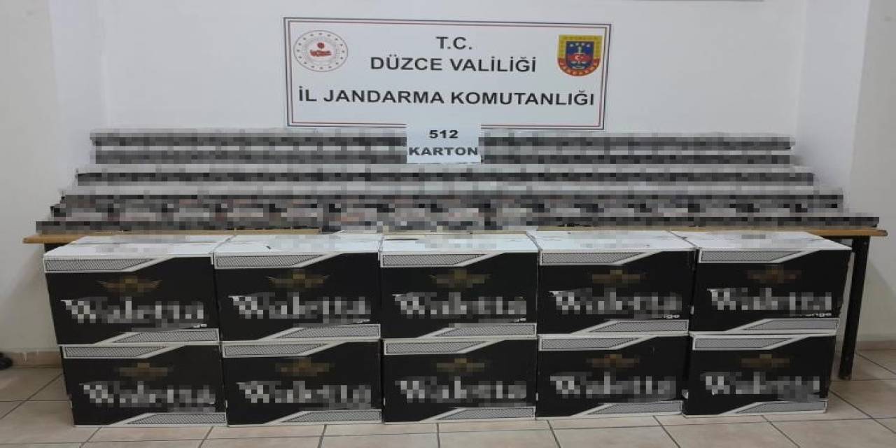 Yol Kontrolünde Durdurulan Araçtan 512 Karton Kaçak Sigara Çıktı