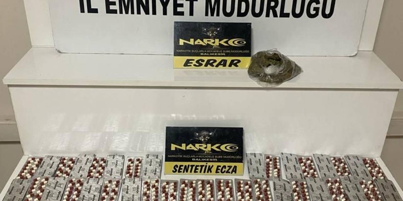 Balıkesir’de Narkotikten 2 Şahsa Uyuşturucu Operasyonu