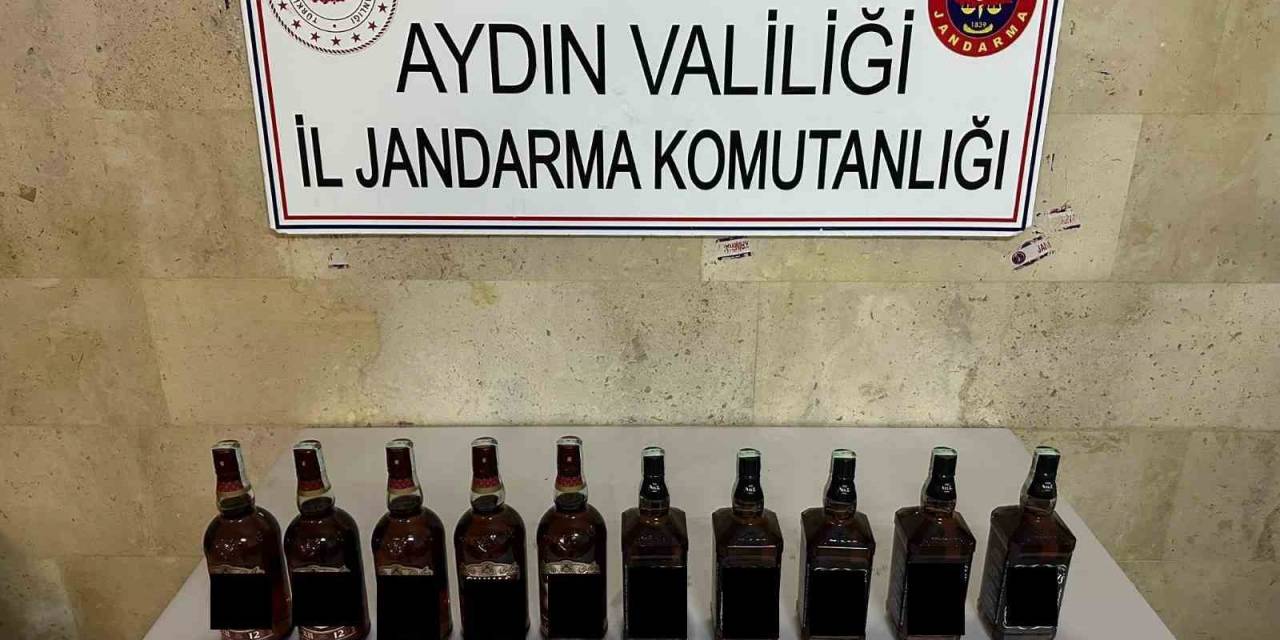 Şüpheli Araçtan Bandrolsüz Alkol Ele Geçirildi