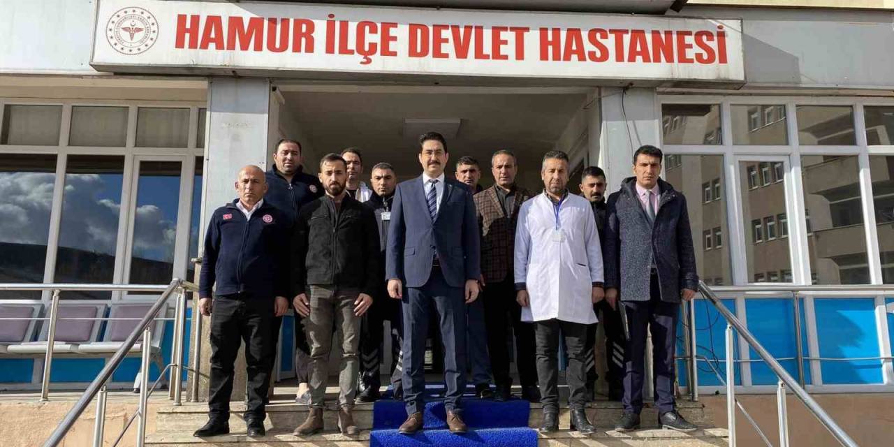 Hamur Kaymakamı Yıldırım, İlçedeki Kurumları Denetledi